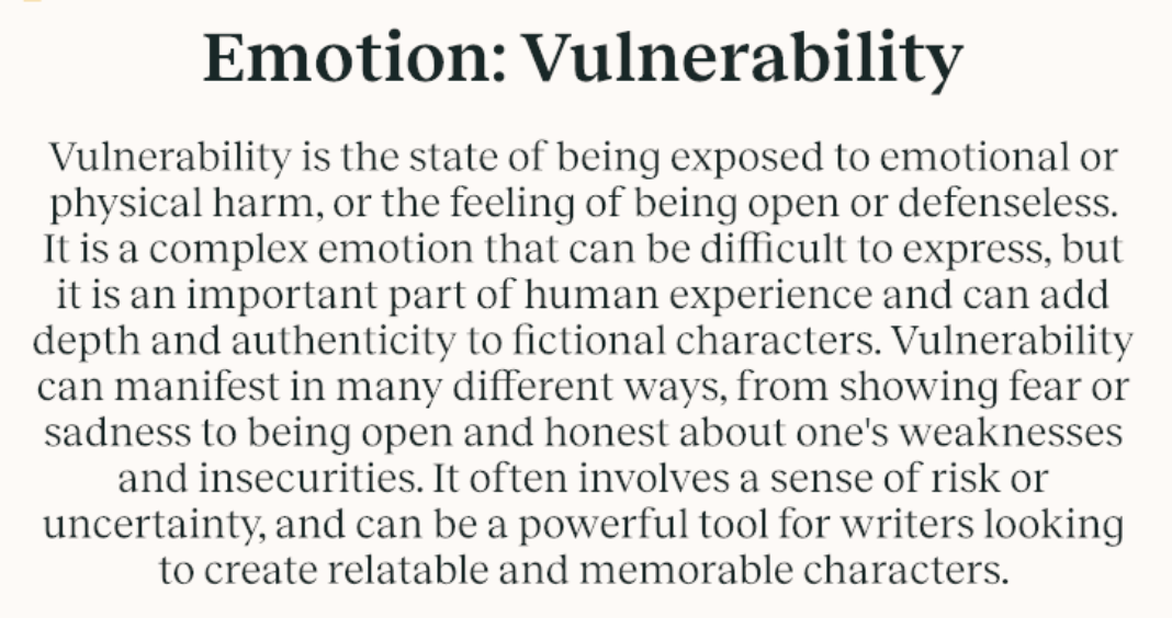 EmotionVulnerability